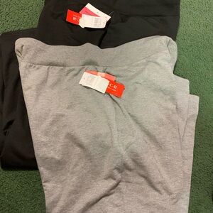C.D Daniel’s Yoga Pants Sz. 3X. 2 pairs Gray and Black